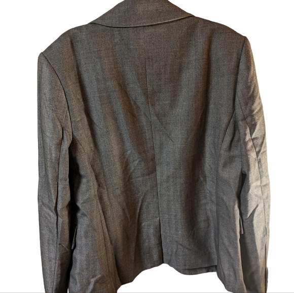 NWT Women's Banana Republic Size 2 Charcoal Blazer - Picture 3 of 5
